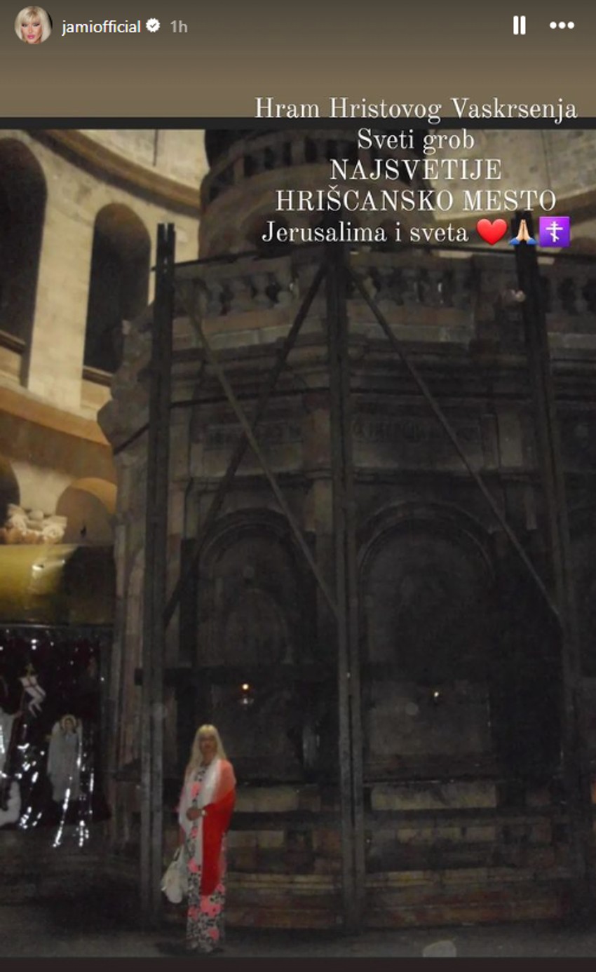 Jami objavila slike iz Jerusalima