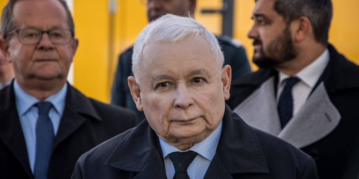 Jarosław Kaczyński o reparacjach wojennych od Niemiec w Jastrzębiu-Zdroju. 