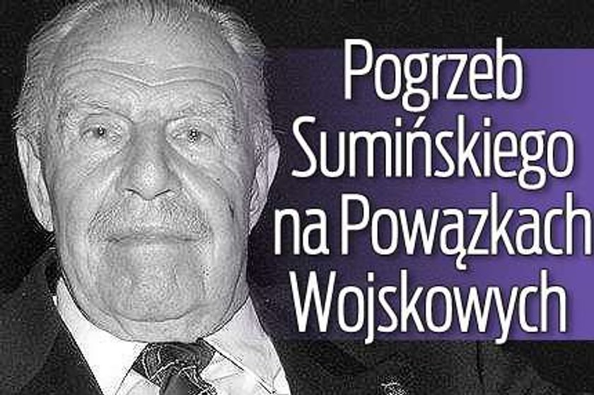 Pogrzeb Sumińskiego na Powązkach Wojskowych