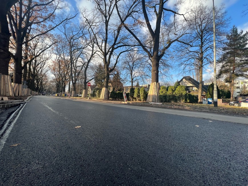 Ul. Olszewskiego - nowa jezdnia od Gersona do Bacciarellego