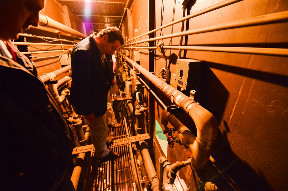 New York Governor Andrew Cuomo views the scene of a prison escape in a handout picture from the New York Governor's Press Office taken at the Clinton Correctional Facility in Dannemora, New York June 6, 2015.