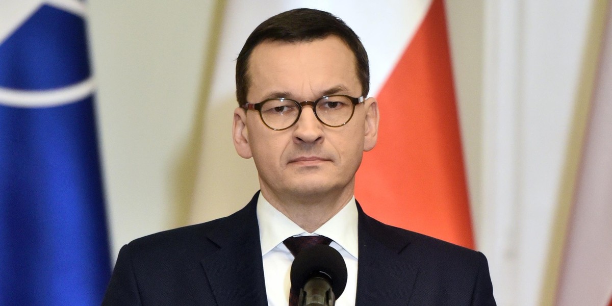 Premier rządu Mateusz Morawiecki 