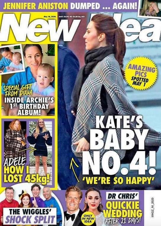 Okładka magazynu "New Idea" z Kate Middleton