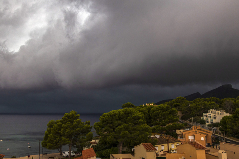 Strong storms in the Balearic Islands