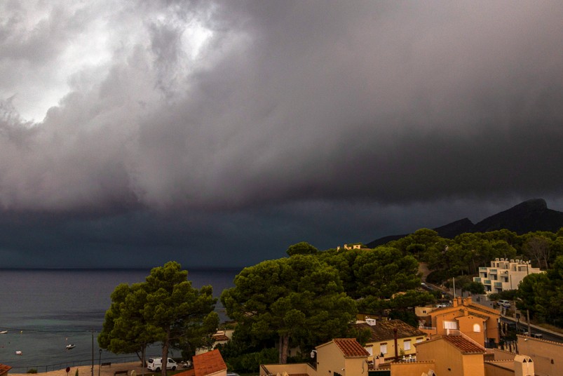 Strong storms in the Balearic Islands