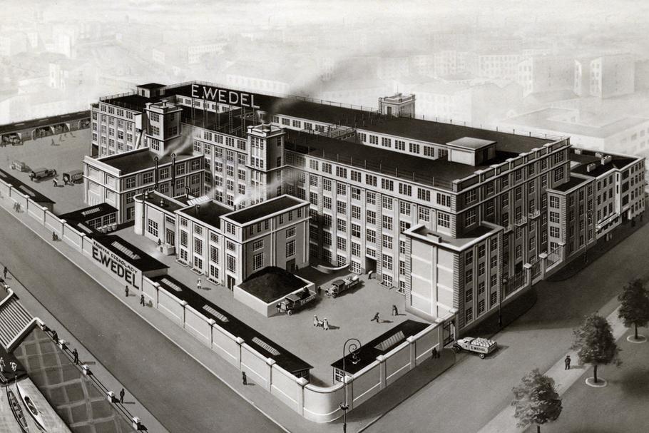 Makieta fabryki firmy Wedel na warszawskim Kamionku, 1927 r.