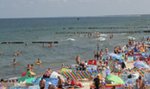 Popis bezmyślności na plaży w Mielnie. Dramatyczny finał. Wszystko widać na nagraniu