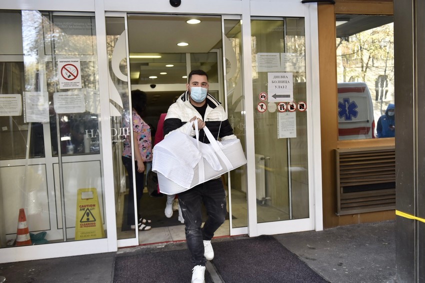 Miloš Trajković sa sinom