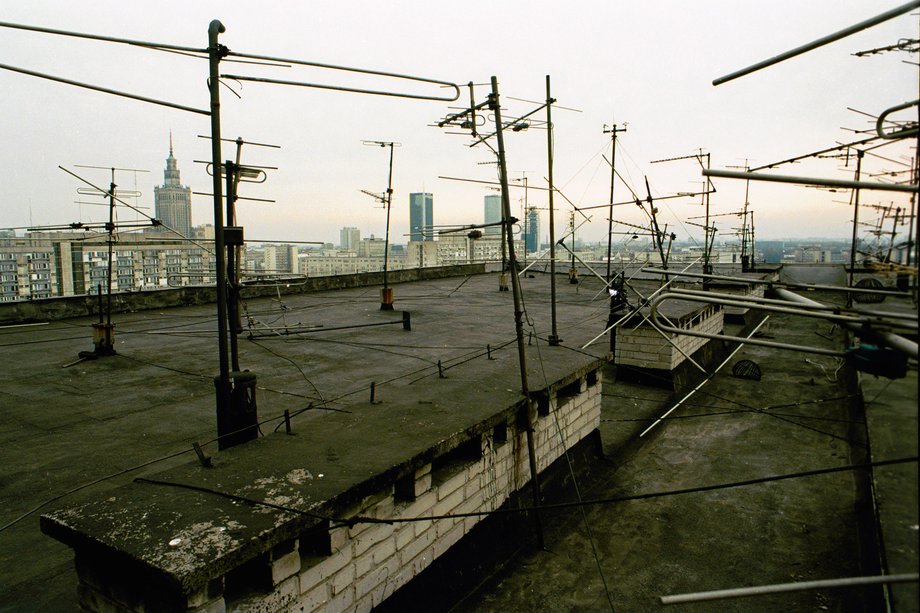 Panorama Warszawy z 1995 r.