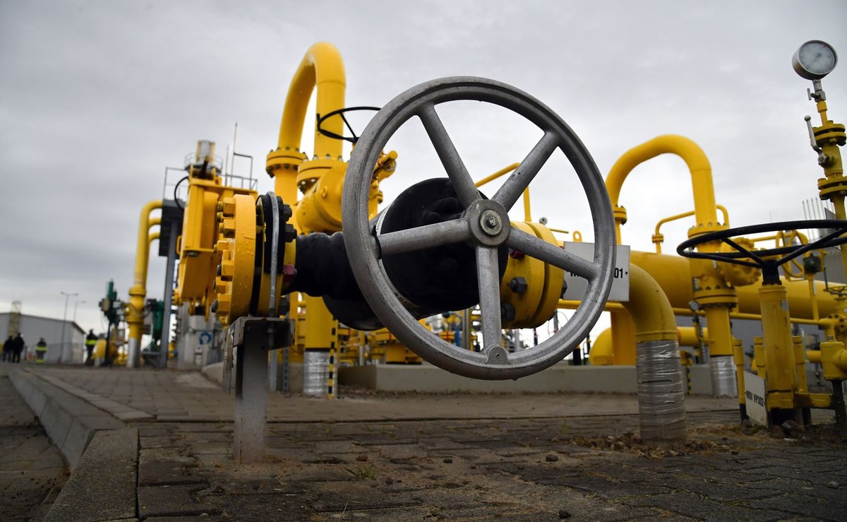 Tłocznia gazu Goleniów, przed uroczystym otwarciem gazociągu Baltic Pipe