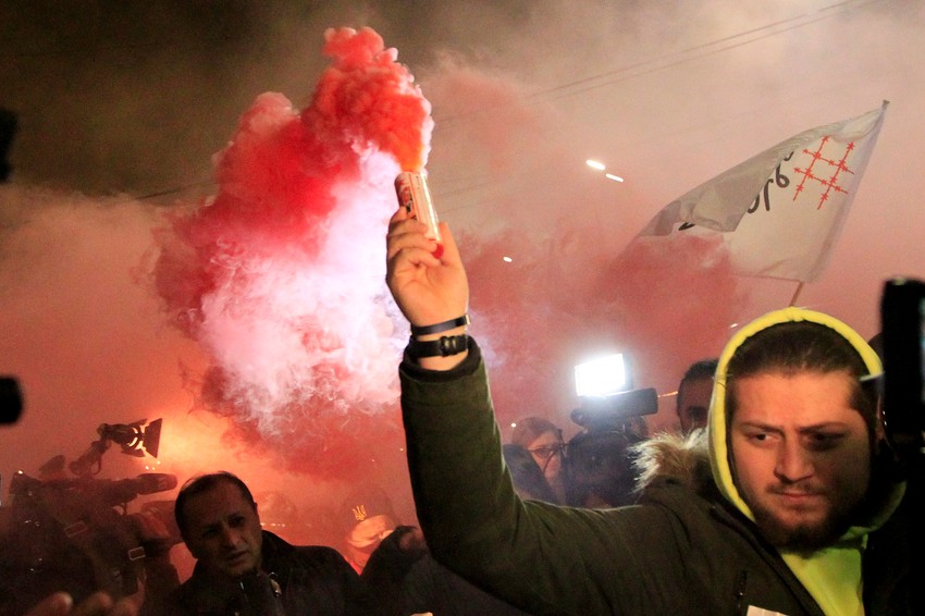 Gruzija protest