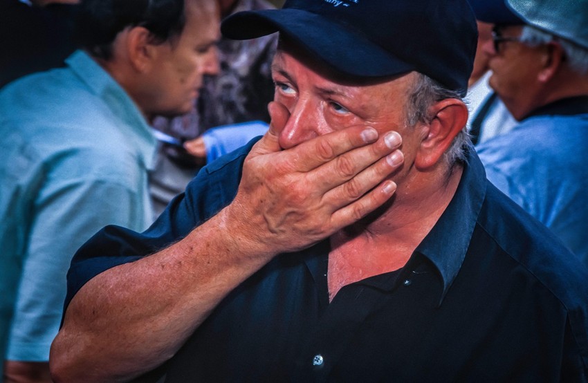 Stariji muškarac -ilustracija