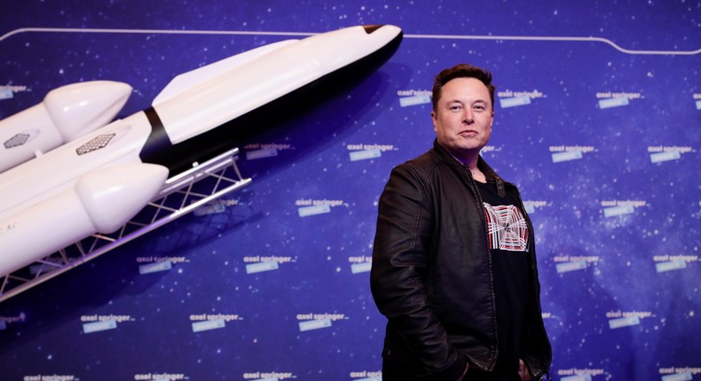 Elon Musk says SpaceX's Starship plans to launch in March.REUTERS/Hannibal Hanschke