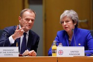 Donald Tusk Theresa May Brexit