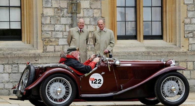 The Duke of Edinburgh Prince Philip, seen here watching an MG parade at Windsor Castle in 2009, has always been known for his love of cars