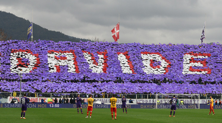 Istenkáromlás miatt tiltották el a Fiorentina egyik játékosát és vezetőedzőjét./Fotó: AFP