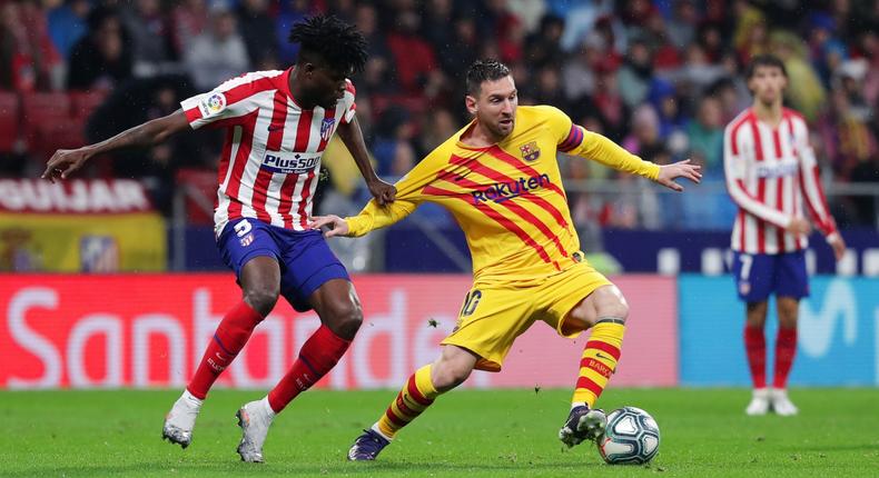 ‘He’s very good’ – Fabregas praises Thomas Partey after Barca game