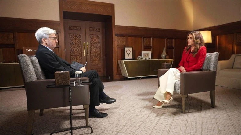 Jordanska kraljica Ranija | Foto: BBC