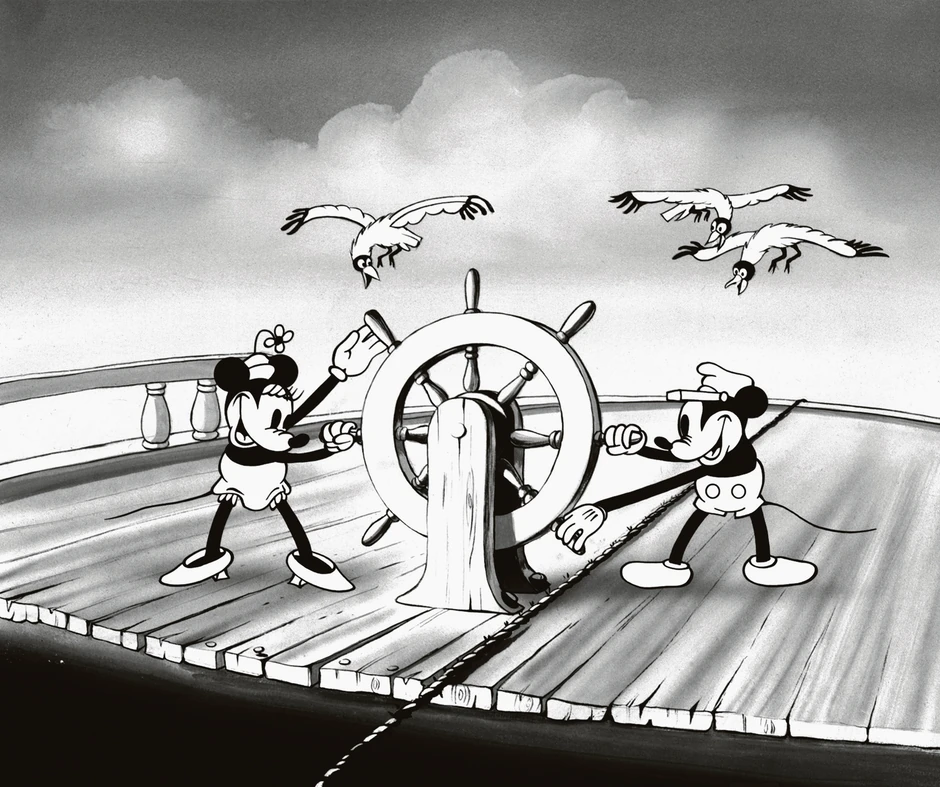 U ovom ostvarenju se prvi put pojavljuje Miki Maus, kao i njegova devojka Mini. Ovo je ujedno i prvi Diznijev film sa sinhronizovanim zvukom, kao i prvo ostvarenje sa svojom originalnom muzikom