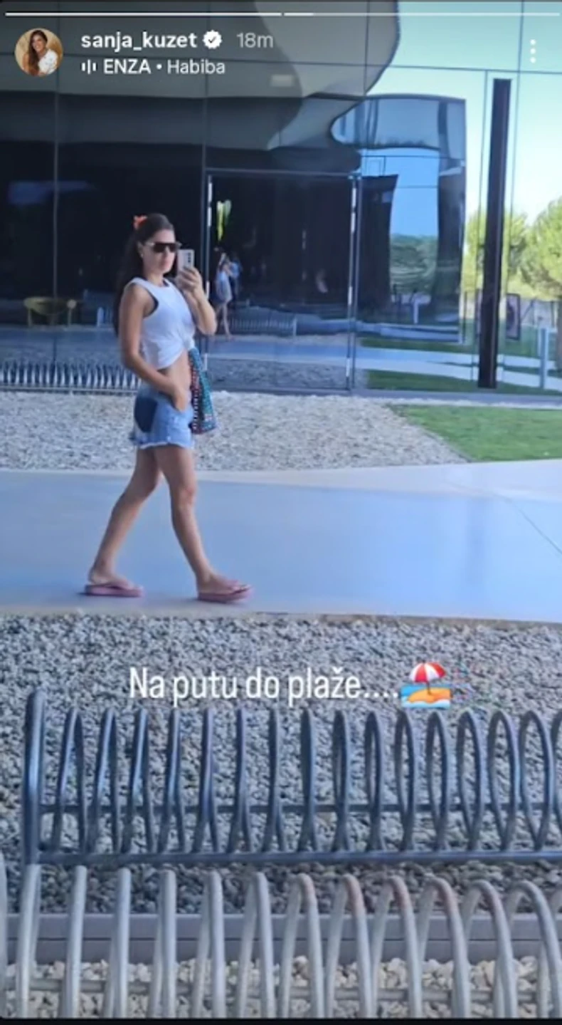 Sanja Kužet pokazala odličnu liniju