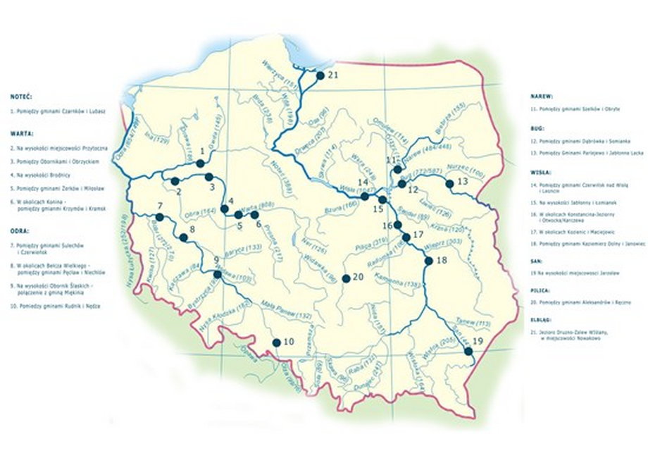 21 priorytetowych inwestycji w programie Mosty dla regionów