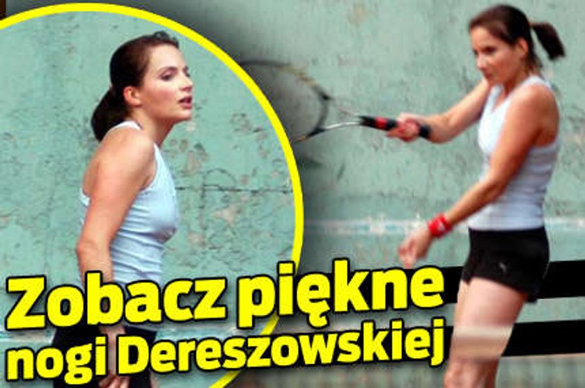 Zobacz piękne nogi Dereszowskiej 