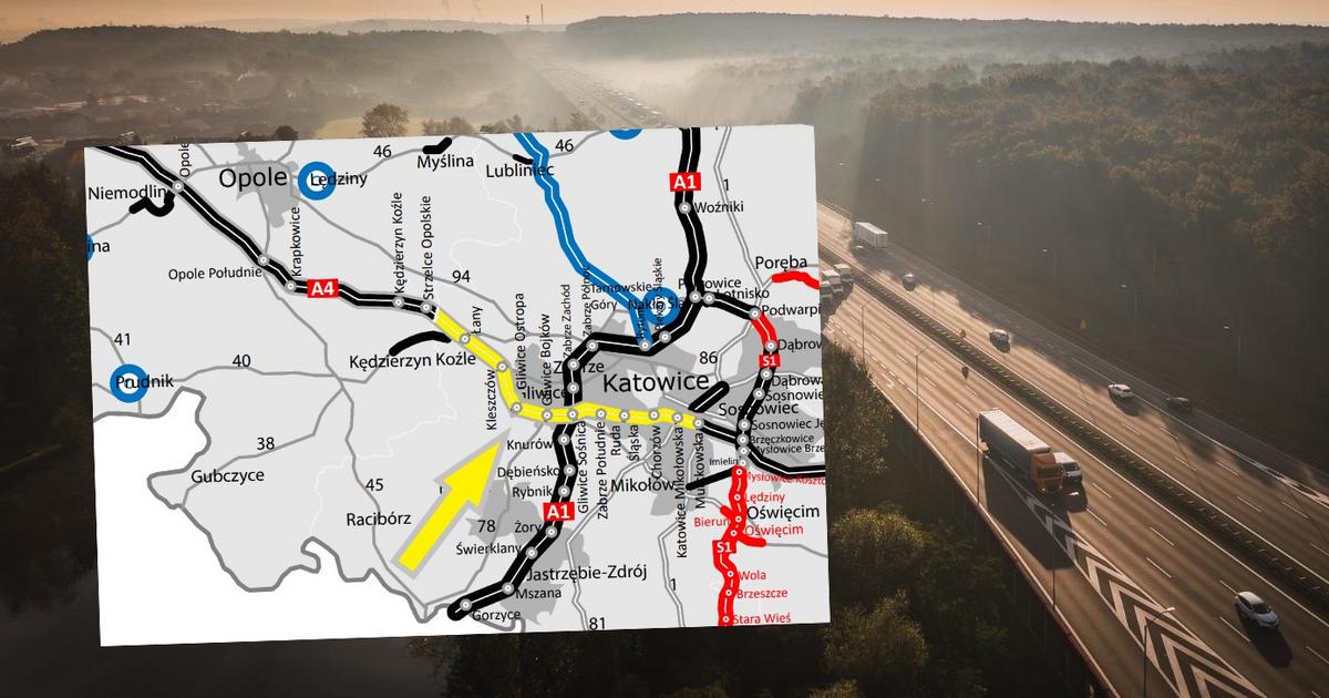  Autostrada A4 na Śląsku zostanie rozbudowana. Dostanie więcej pasów, ale trochę na to poczekamy