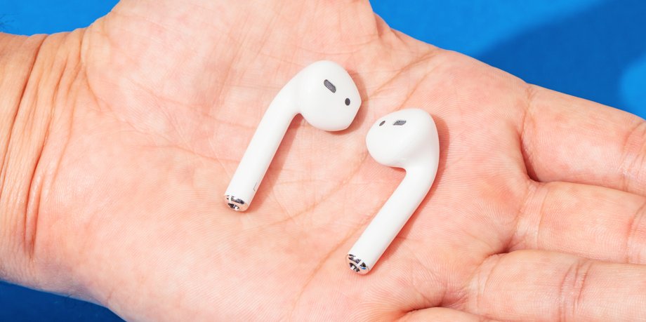 Cheeky AirPods waiting for you to lose them.