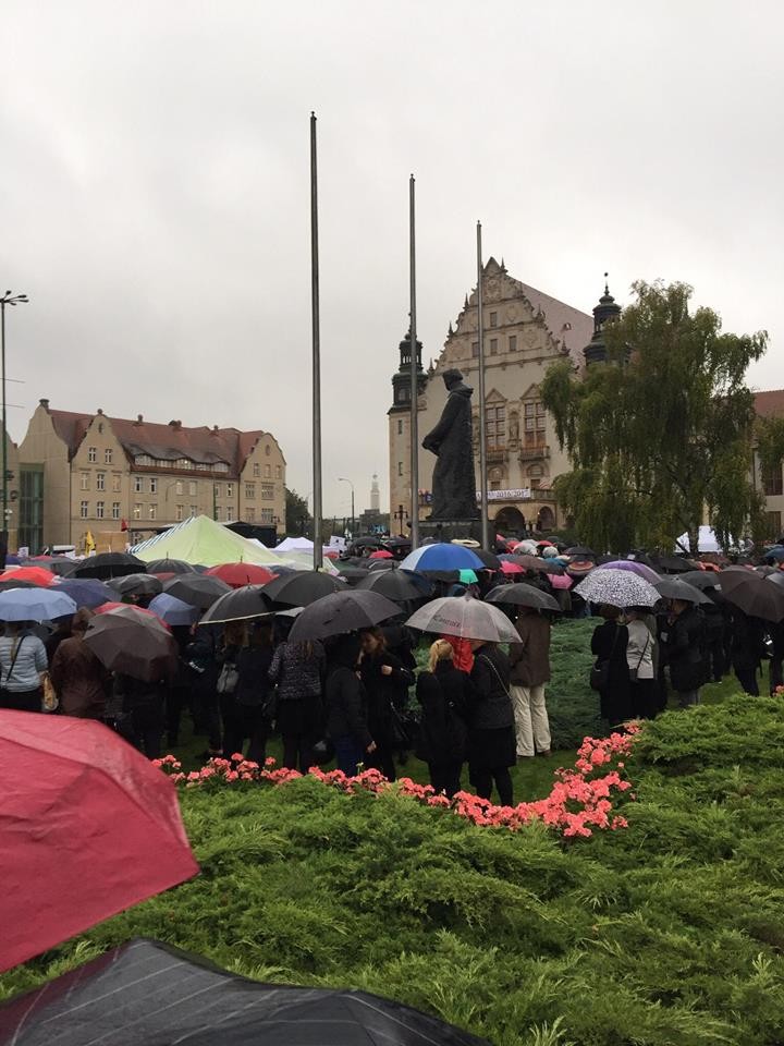 Czarny protest w Poznaniu