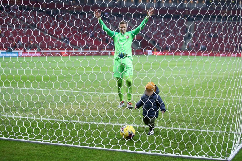 Liam Szczęsny na boisku