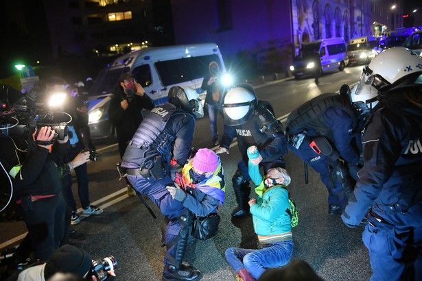 Kolejny dzień protestów po wyroku Trybunału Konstytucyjnego ws. aborcji