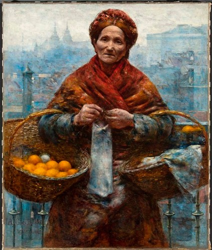 Żydówka z pomarańczami, ok. 1880-1881, olej, płótno, 65 x 54 cm, MNW