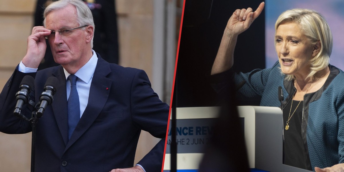 Marine Le Pen "igra z przyszłością Francji". Może doprowadzić do upadku