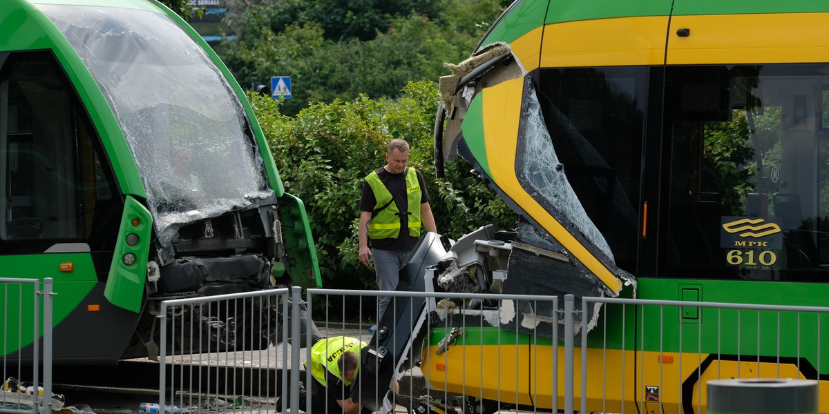 Zderzenie tramwajów na Starołęce. Prokuratura oskarża motorniczego.