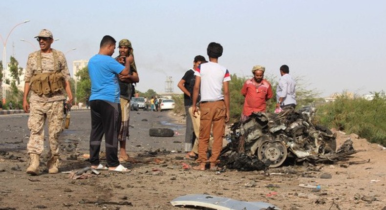 Governor of Yemen's Aden survives car bomb attack