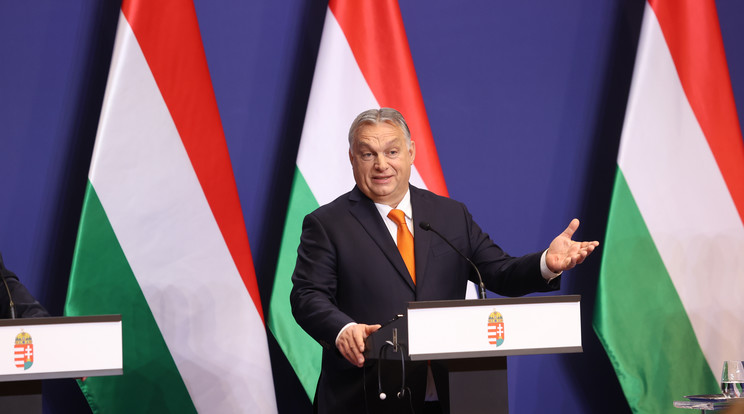 Donald Trump iowai beszédében méltatta Orbán Viktort / Fotó: Blikk/Varga Imre