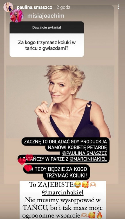 Paulina Smaszcz zatańczy z Marcinem Hakielem?