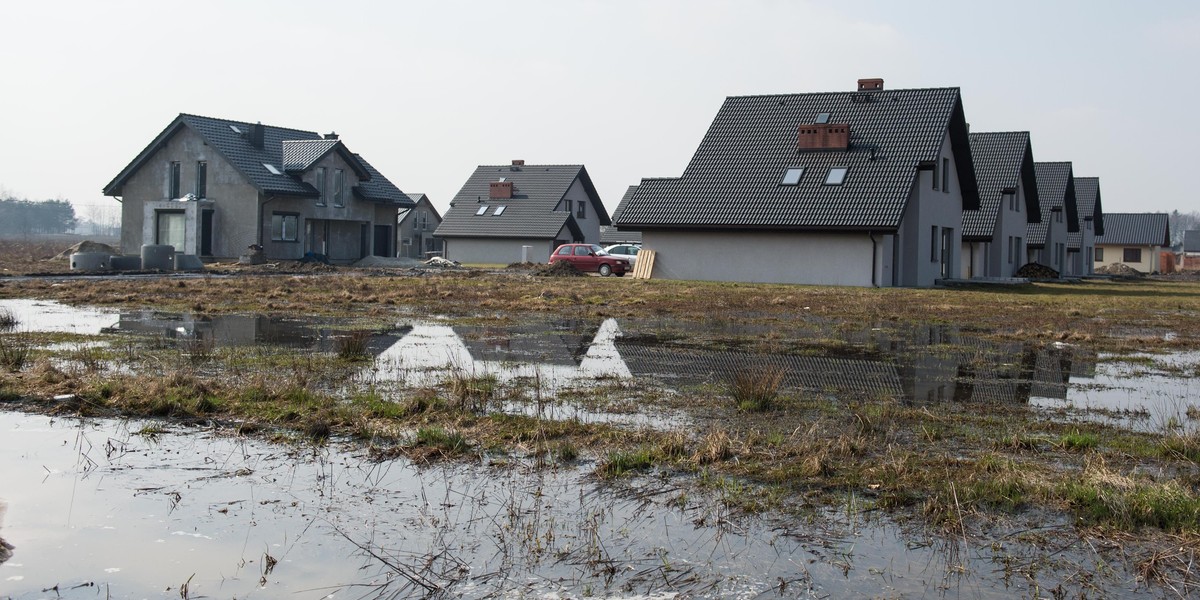 Domy przy ul. Turkusowej i Szmaragdowej