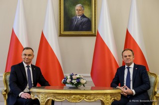 Oświadczenie Andrzeja Dudy po spotkaniu z Donaldem Tuskiem [TRANSMISJA]