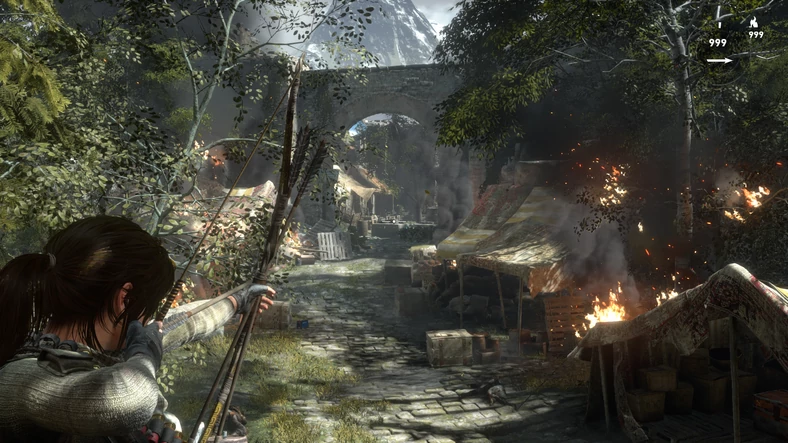 Rise of the Tomb Raider - Scena 1 - GeForce GTX 1080