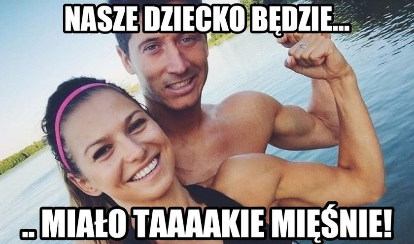 Żona Lewandowskiego w ciąży. Zobacz memy