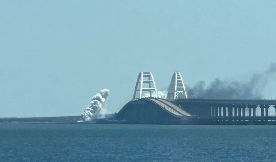 Krimski most, eksplozije, 12.8.2023.