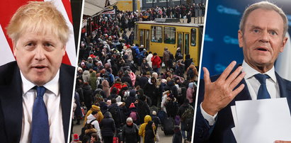 "Wielka Brytania przyznała ukraińskim uchodźcom 50 wiz, a Polacy w ciągu dwóch tygodni przyjęli 1,2 mln Ukraińców". Donald Tusk nie kryje oburzenia
