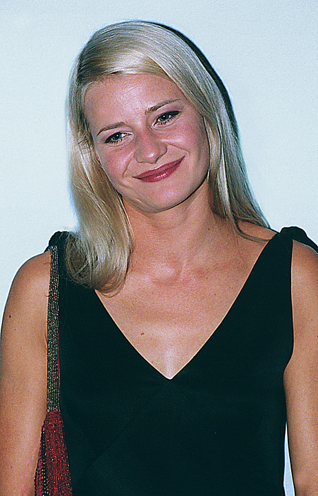 Małgorzata Kożuchowska na premierze w 2001 roku