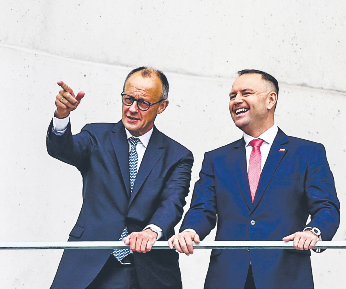 Friedrich Merz i Karol Nawrocki