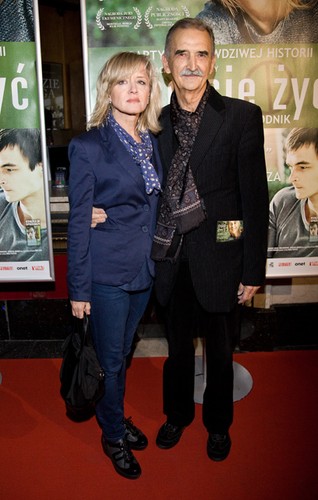 Marek Koterski na premierze 'Chce się żyć'
