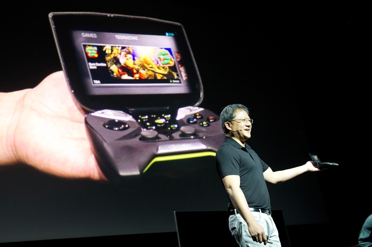 Przenośna konsola producenta kart graficznych Nvidia.