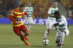 Ekstraklasa: Trzecie z rzędu zwycięstwo Jagiellonii. Piłkarze z Białegostoku wskoczyli na fotel lidera