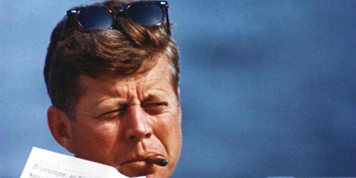 FILE PHOTO: President John F. Kennedy in an undated photograph courtesy of the John F. Kennedy Presidential Library and Museum