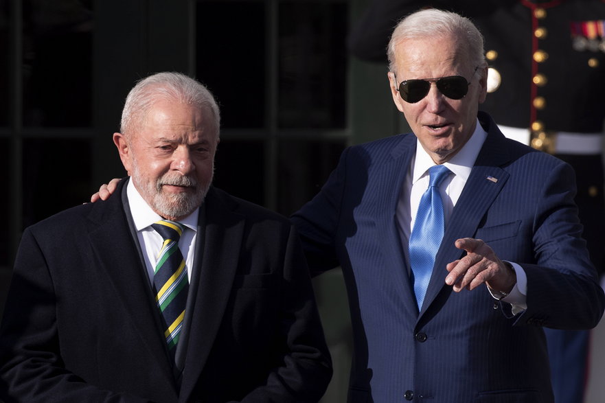 Lula i Joe Biden w Waszyngtonie (luty 2023 r.)
